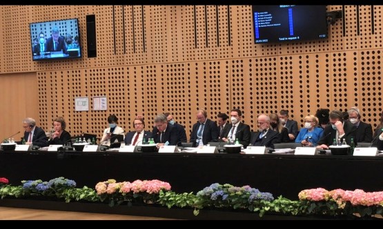 Predsjedatelj Zastupničkog doma dr. Denis Zvizdić obratio se sudionicima Konferencije predsjednika parlamenata zemalja EU na Brdu kod Kranja 